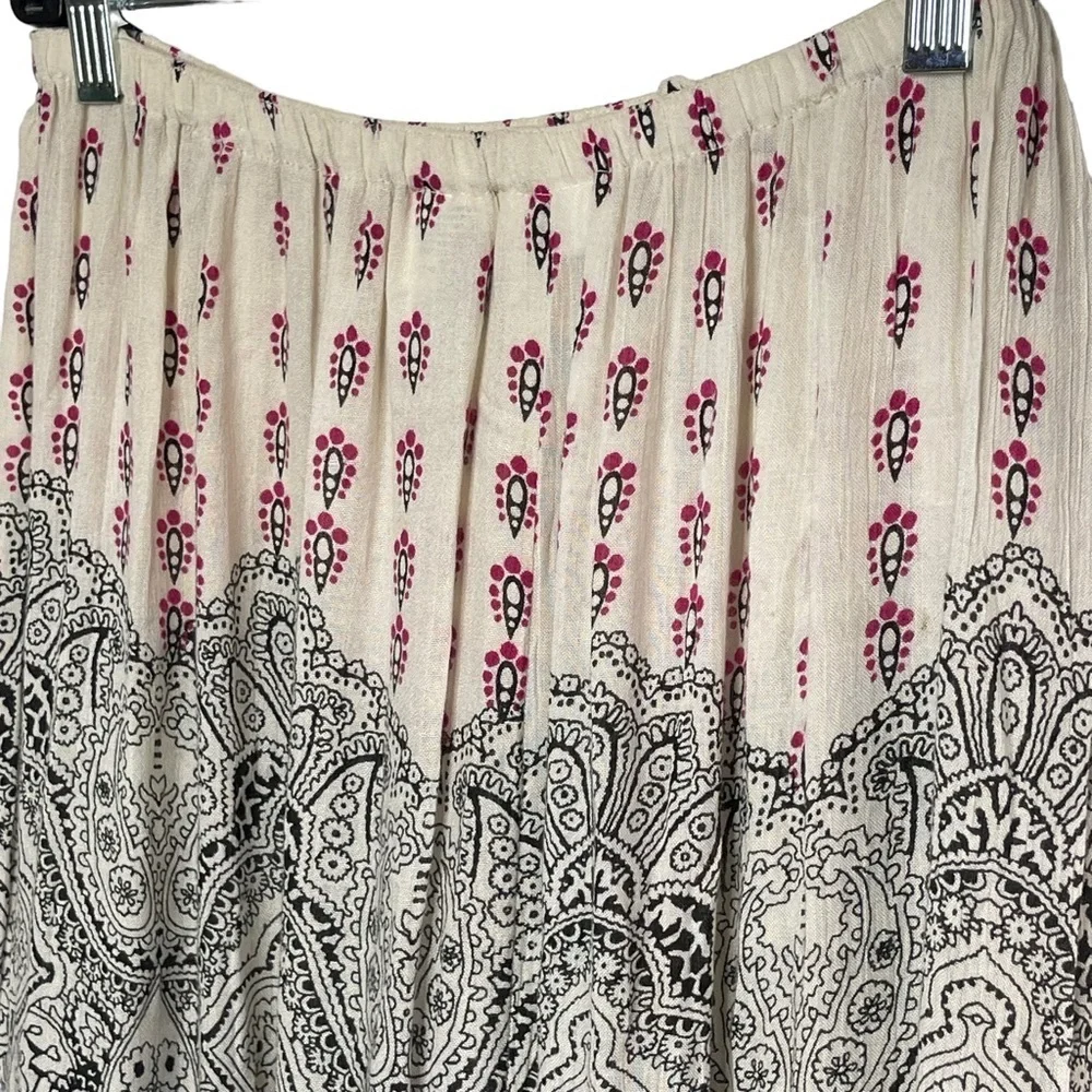 Forbidden Los Angeles Size M Boho Gypsy Skirt Tiered Maxi - Picture 7 of 8